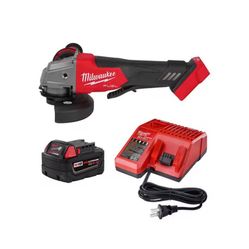 Milwaukee 4.5 Grinder Kit With 5.0 Battery And Charger New Sealed FIRM Price