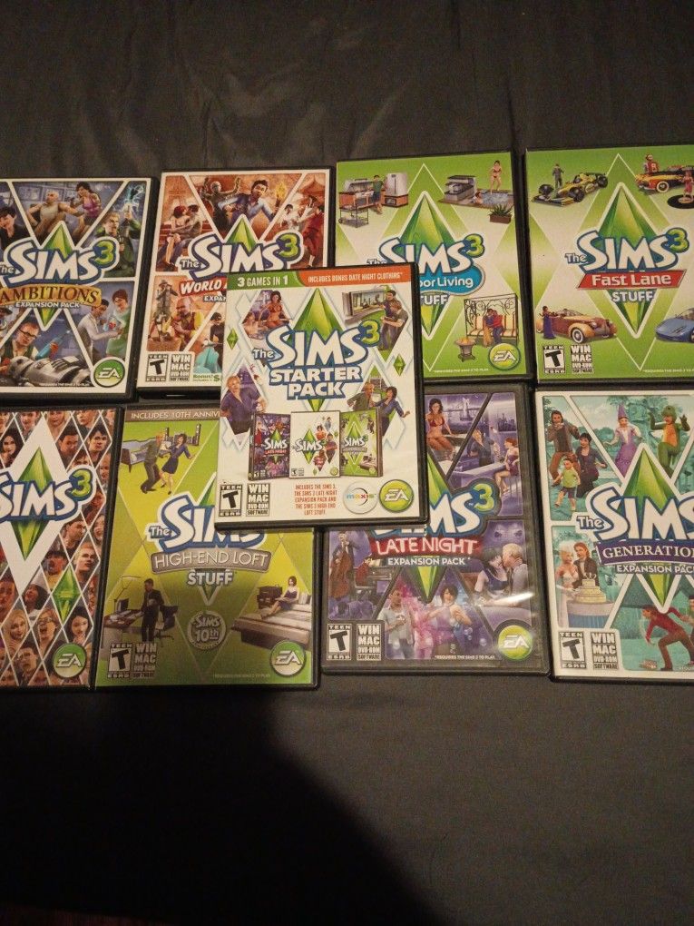 The Sims 3 Pc Disc Bundle For Sale!