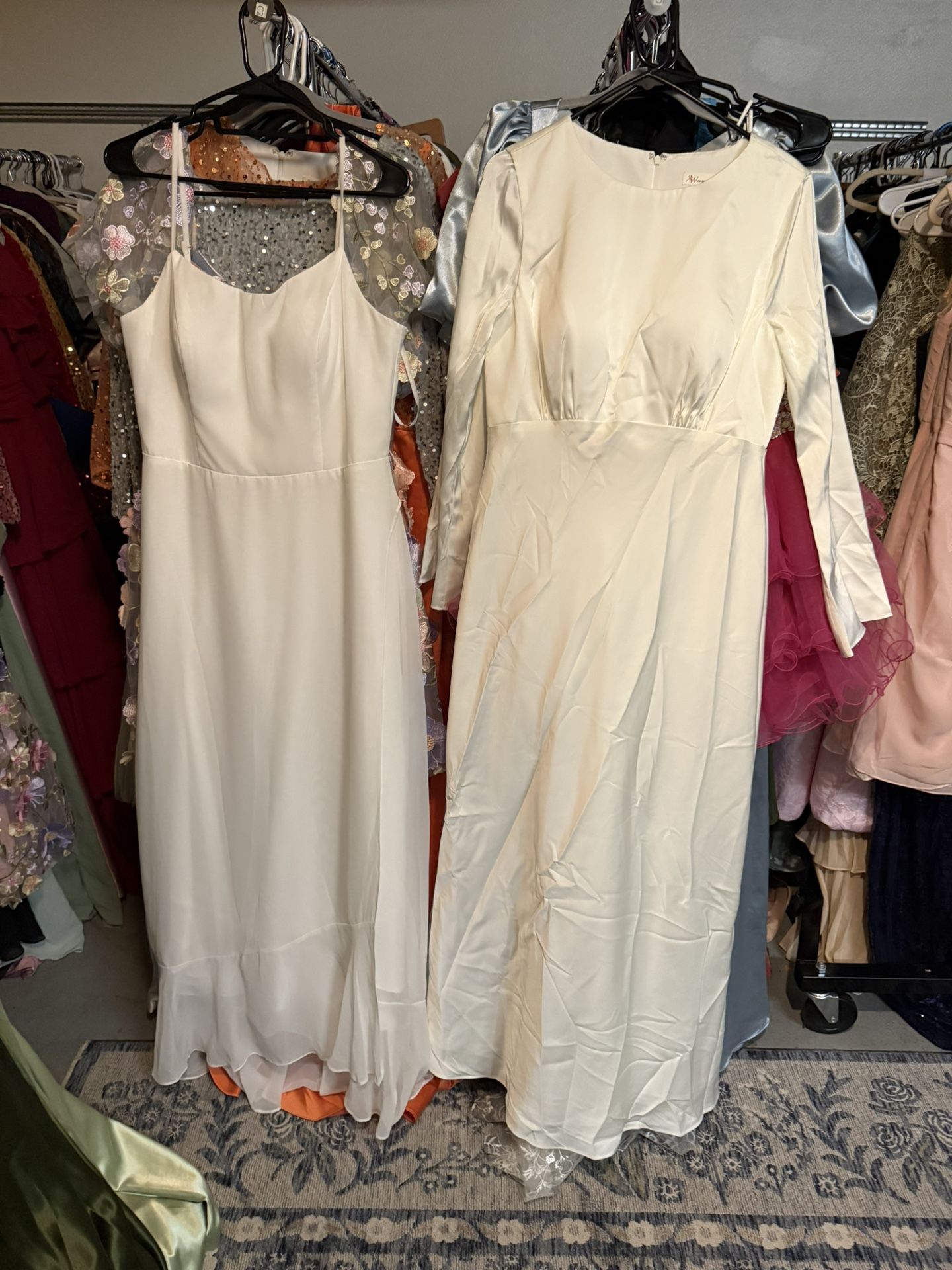 white dress all size