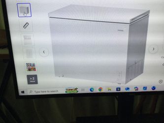 FRIGIDAIRE - 10 CU. FT. GARAGE READY CHEST FREEZER/ FRIDGE - WHITE NEW