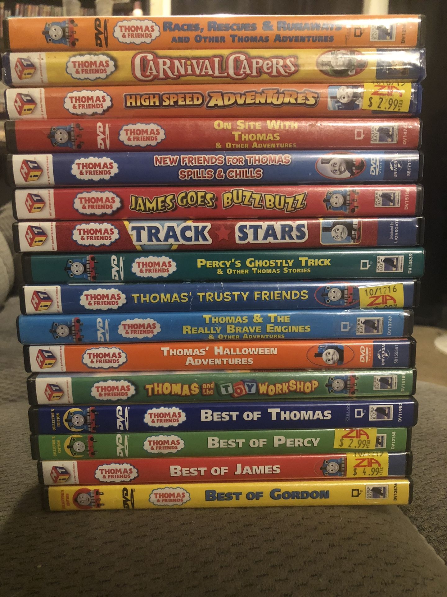 Thomas the Train DVD’s Lot