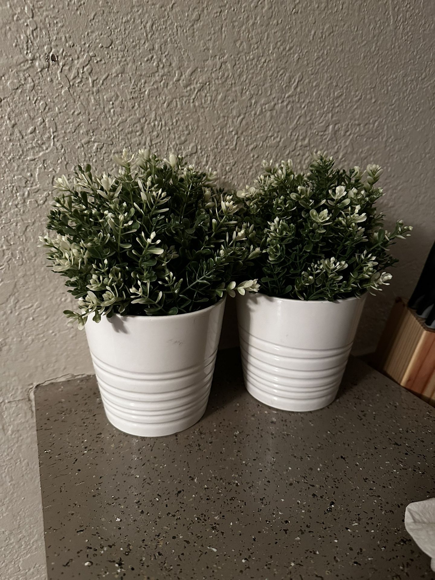 Two Ikea  Fake Plant 