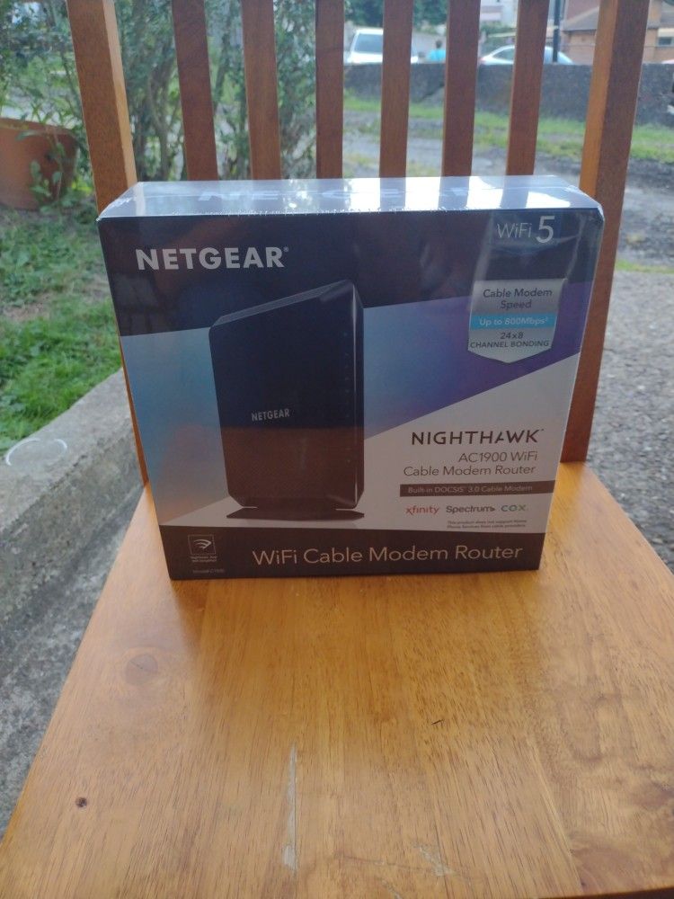 Net Gear Nighthawk Ac1900 Wifi Cable Modem Router Combo All In One