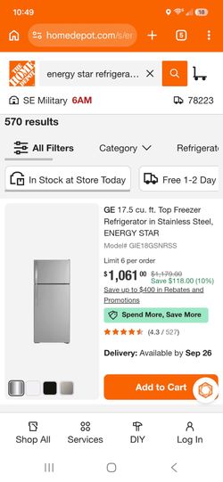 Ge fridge