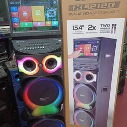 Touch Screen Kareoke Bluetooth Party Speaker With Great Bass.  Free 🎤 🎤
