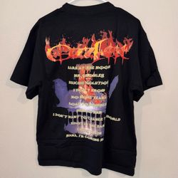 Ozzfest T Shirt - Ozzy Osbourne Festival Double Sided Tee - NEW SIZE M