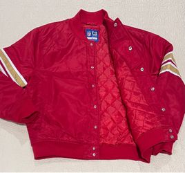 NFL San Francisco 49ers red bomber jacket