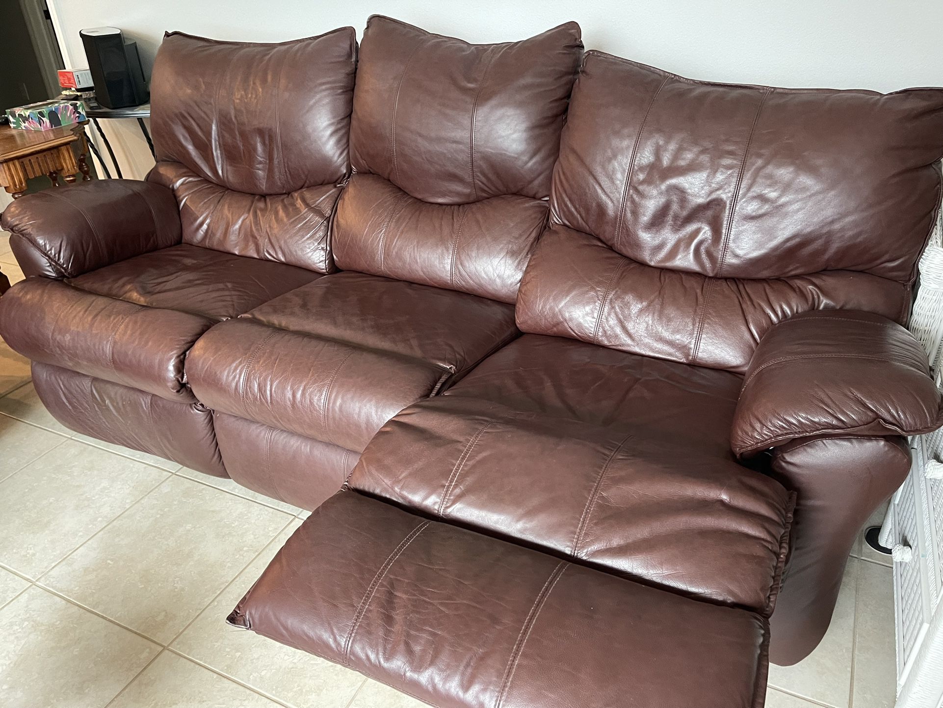 Leather Couch And Loveseat