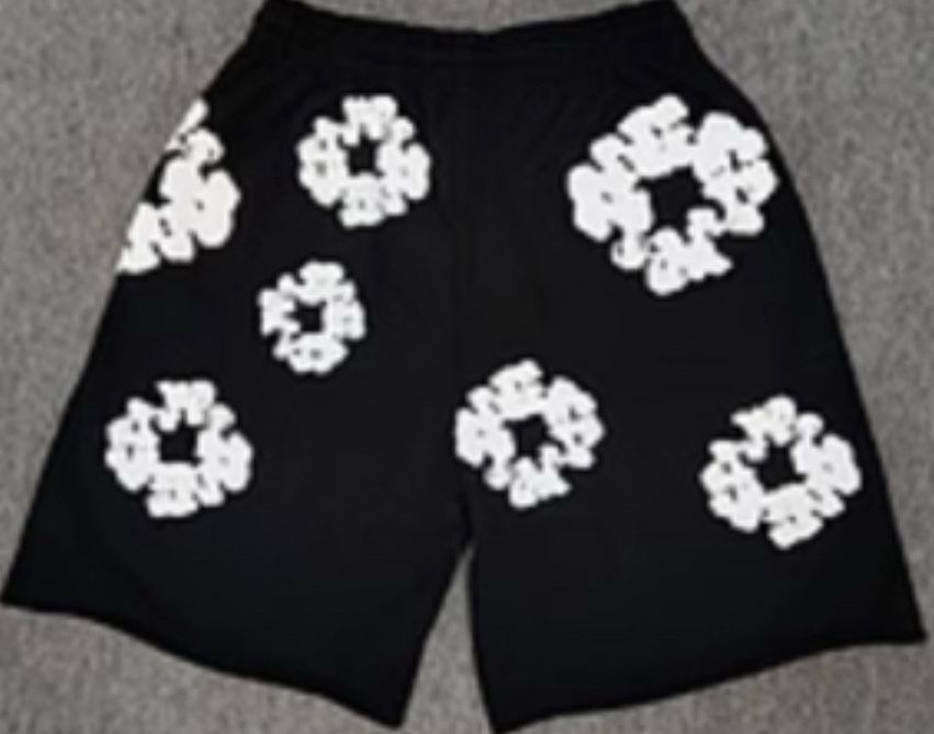 Black Sp5der Shorts