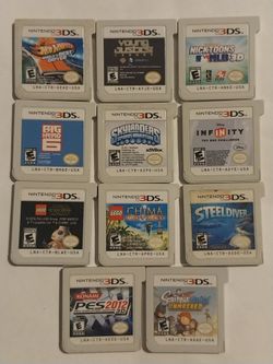 11 Nintendo 3DS games $10 each
