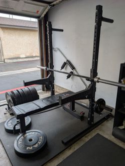 Home Powerlifting Gym full Setup