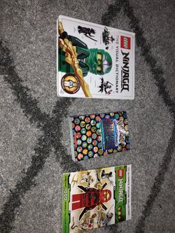 Pokémon Deluxe Handbook,Ninjago ultimate sticker collection and Ninjago Dictionary