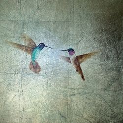 Gabriel Burchman oil Painting on Gold leaf