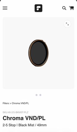 Polar pro filters