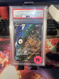Pokémon Card Unown V Alt