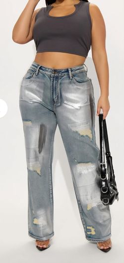 Foil Denim Jeans