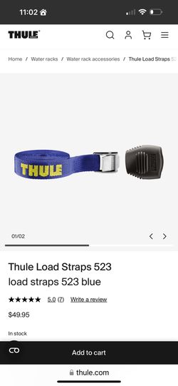 4 Thule Load Straps