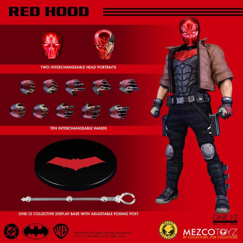 Mezco One:12 Red Hood NYCC 2025 Exclusive Figure