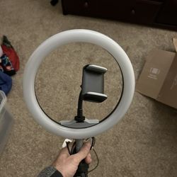 Ring Light And Phone Holder