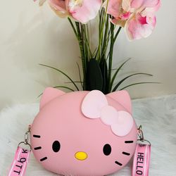 Pink hello Kitty Crossbody bag