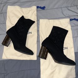 Authentic LV Silhouette Ankle Boot