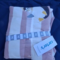 3t Footed Fleece Penguin Pajamas