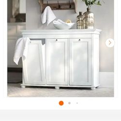 Home Decorators Collection
Hampton Harbor 37 in. Triple Tilt-Out Hamper in White