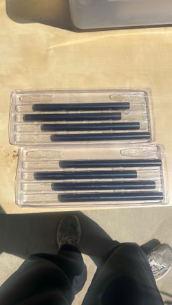Matte Black Extension Downrods for Pendant Lights & Chandeliers (Set of 8)