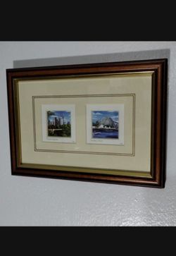 FRAMED - MATTED GLOBAL MINIATURES ARTWORK 9"×6" - AX