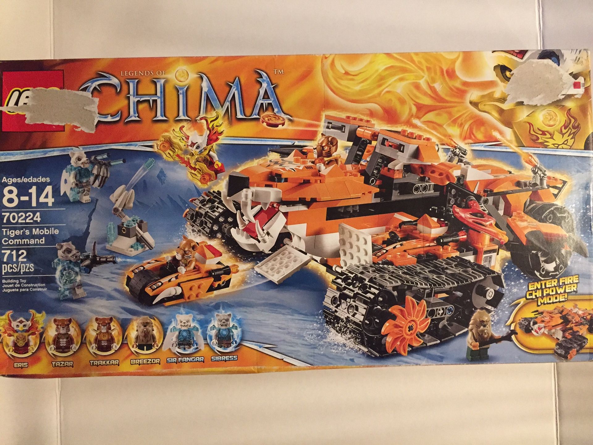 LEGO legends of Chima tigers mobile command NIB