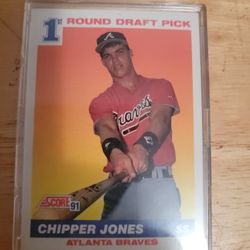Chipper Jones Vintage Baseball Card