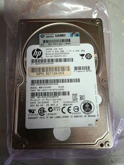 HP 300GB 10K SAS Enterprise Hard Drive