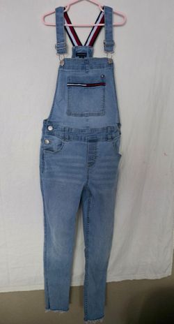 Relaxed Fit Multiple Pockets Vintage Jean Overalls