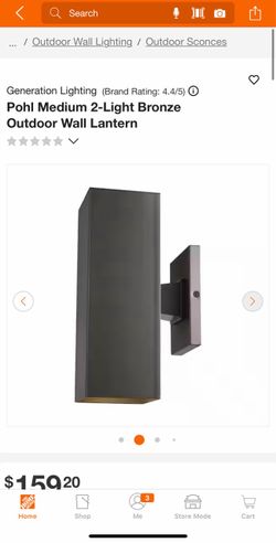 New exterior Wall Light