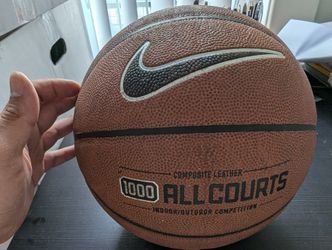 Nike leather basketball deals