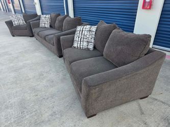 Couch, loveseat and chair