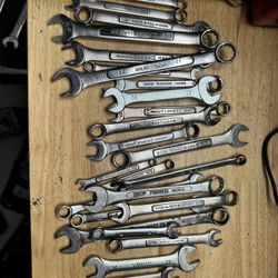 Craftsman Wrenches 34 Pieces Mix SAE And Metric 