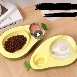 Avocado Pet Bowl – Multifunctional Dog & Cat Feeder