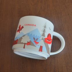 2017 STARBUCKS CANADA YOU ARE HERE COLLECTION 14oz COFFEE MUG. 
Pre-owned, very good shape. No box. Please see my collection for 
Starbucks mugs. Will