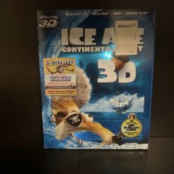Ice Age Continental Drift 3D Blu Ray Factory Sealed