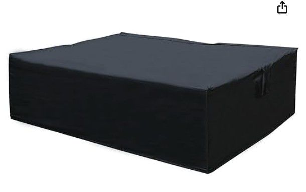 Outdoor Furniture Cover, 90 x 68 x 28 inch, Black