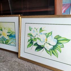 Beautiful matching pair of original water color paintings