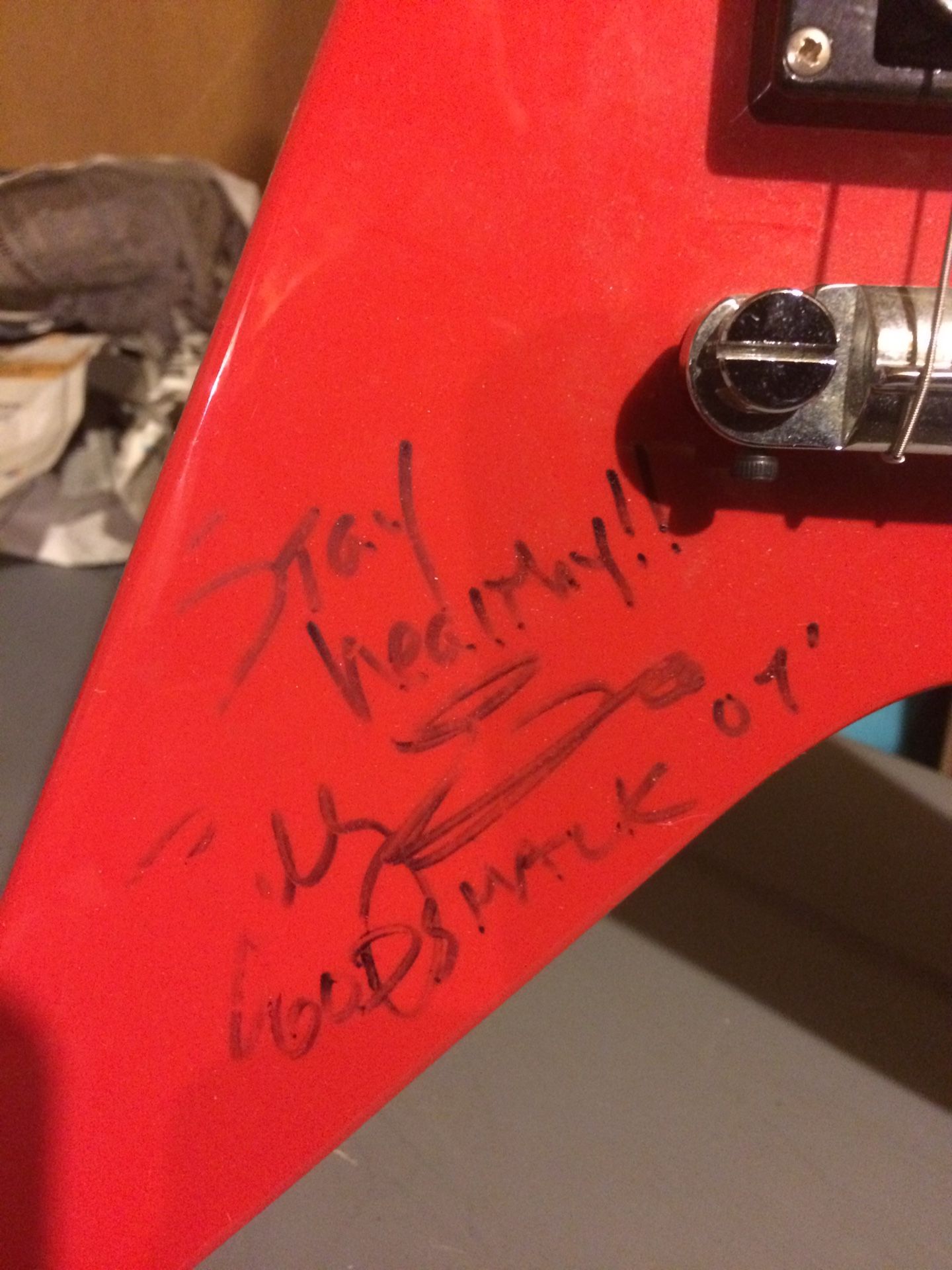Sully Erner. (Godsmack) autograph guitar...make an offer