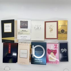 LUXURY FRAGRANCE SAMPLE SET 10 PCS BUNDLE HIGH-END PERFUMES