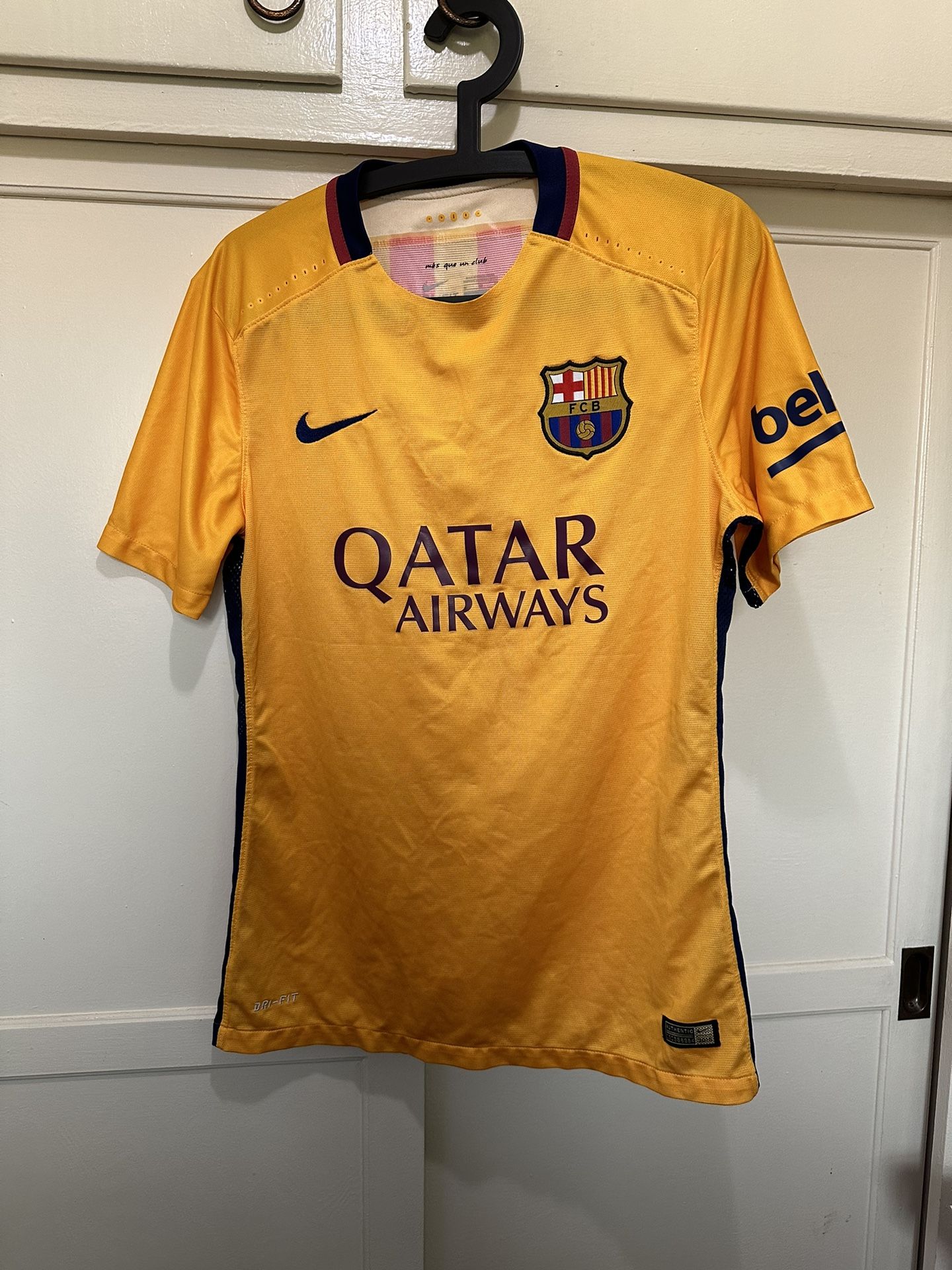 100% Authentic 2015 Authentic Nike FC Barcelona Jersey Qatar Airways