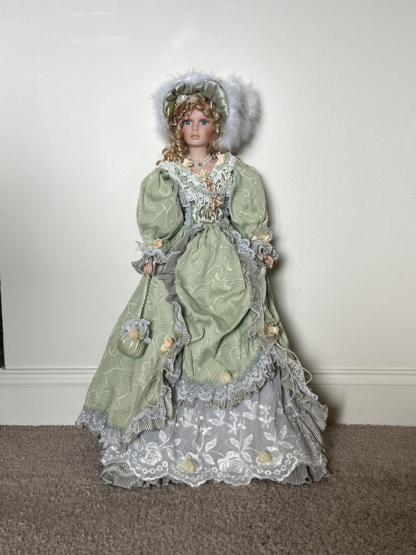 CATHAY Collection Limited Edition 1-5000 Porcelain Doll With Martha—29 inches tall