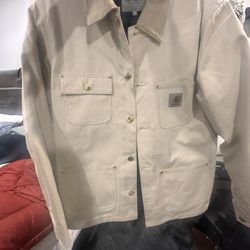 carhartt jacket cream Size Small 
