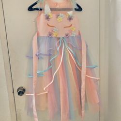 Girls Unicorn BIRTHDAY Dress