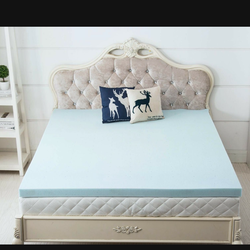 2.5 Inch Gel Blue Memory Foam Mattress Topper Ventilated Dot (Full/Queen Size)