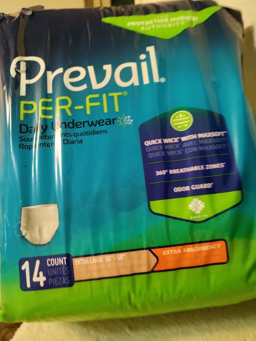 Prevail Adult Underwear L/XL